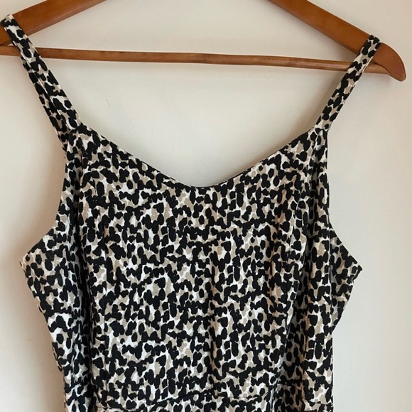 Old Navy | Animal Print Linen Cami Mini Dress. Size Medium - Picture 3 of 14
